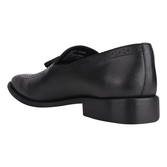 MEN\'S Black Tassel Loafer Leather Tassels Shoes main image 7